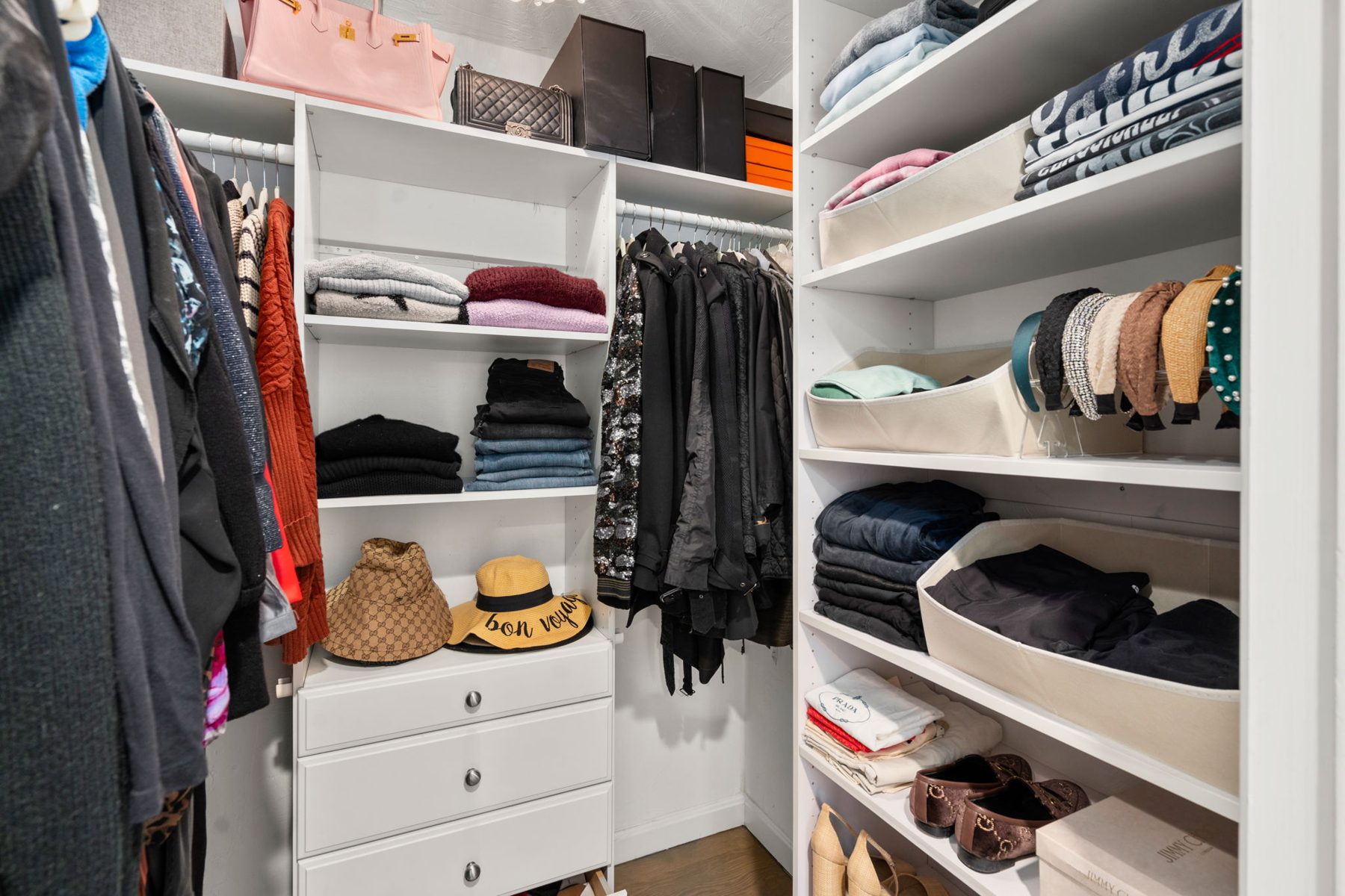 Condor closet — custom walk-in — after
