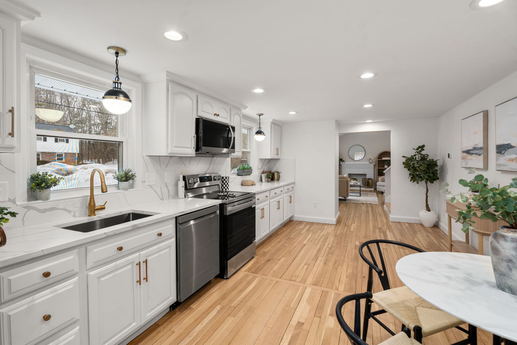 Sharon — 11 Wilshire Dr our flip, staged, sold at asking